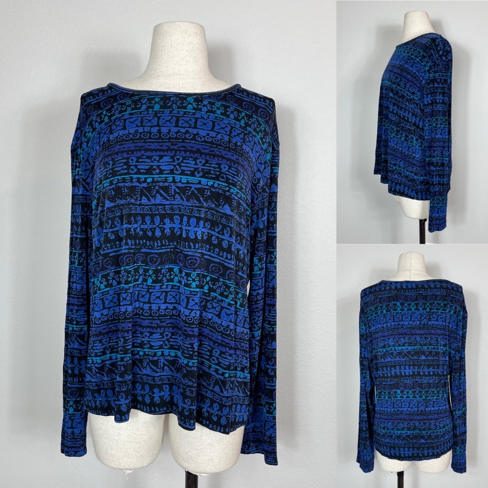 CHICO'S travelers long sleeve top | XL
